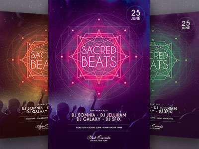 Sacred Beats Flyer