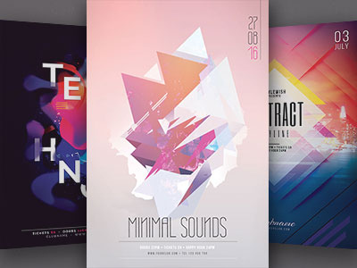 Abstract Party Flyer Bundle Vol.02