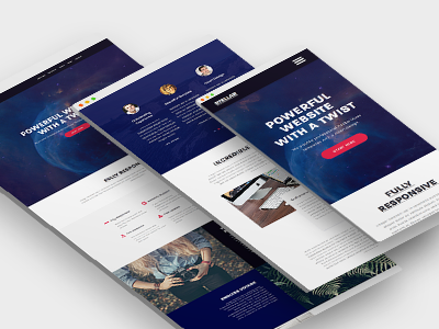 Stellar - Responsive Muse Template for Creatives & Agencies adobe muse agency business clean flat fully responsive modern multipurpose muse muse template portfolio responsive