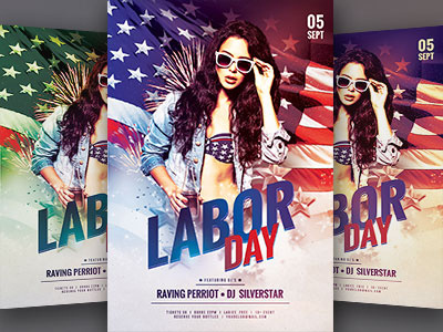 Labor Day Flyer america american download flyer independence day labor day memorial day patriot patriotic poster usa