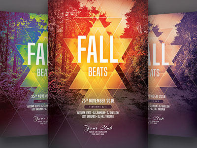 Fall Beats Flyer