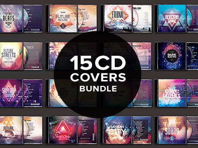 15 CD Covers Bundle