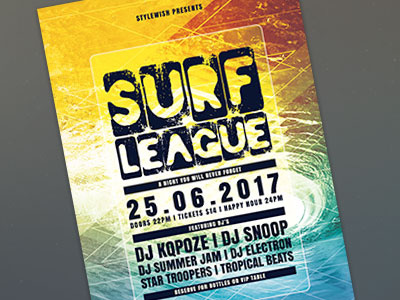 Surf League Flyer