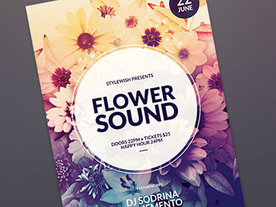 Flower Sound Flyer