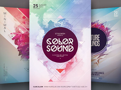 Geometric Flyer Bundle Vol.08 download envato flyer geometric geometry graphicriver minimal poster psd shapes template