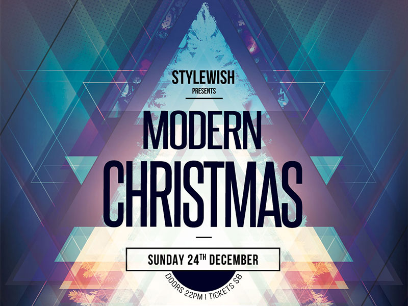 Modern Christmas Flyer By Stylewish On Dribbble