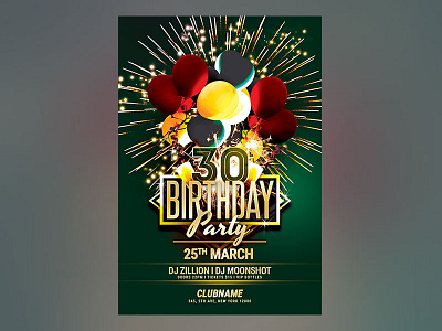 Birthday Party Flyer