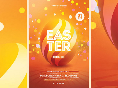 Easter Flyer by styleWish on Dribbble