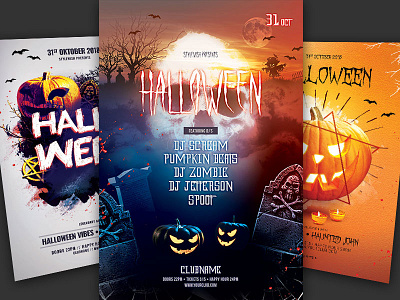 Download Halloween Flyer Bundle Vol 06 By Stylewish On Dribbble