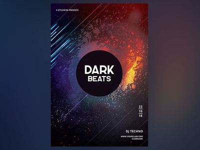 Dark Beats Flyer