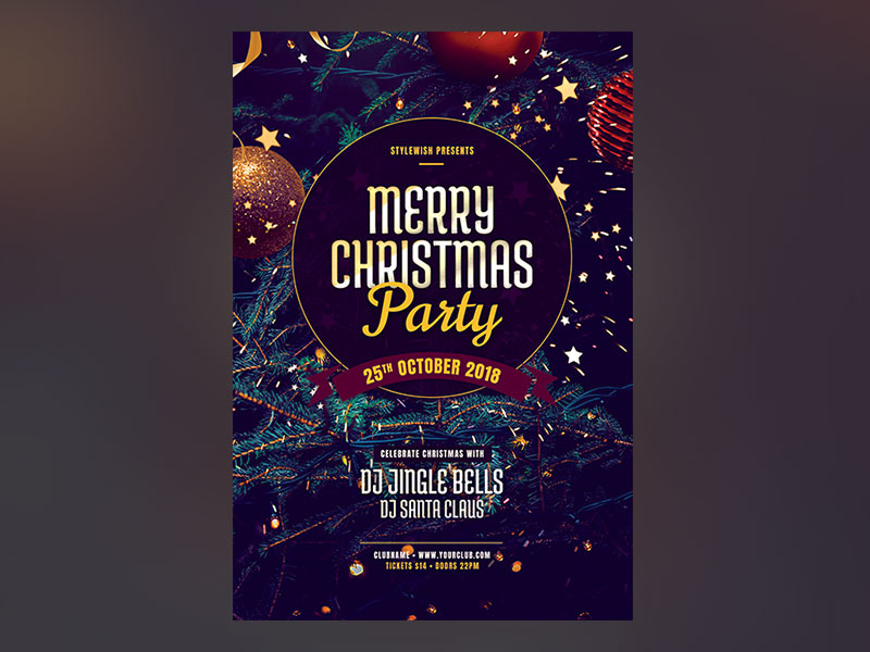 10+ Best For Poster Christmas Party Logo Design - Sweet Peats