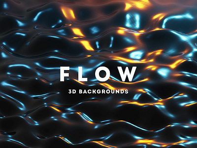 Flow - 25 Liquid 3D Backgrounds 3d abstract abstract background background creativemarket flow fluent fluently fluid liquid modern reflection texture textures wave waves