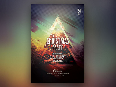 Christmas Party Flyer christmas christmas card christmas tree design download downoad flyer graphic design graphicriver invitation photoshop poster psd template templates xmas xmas card xmas party