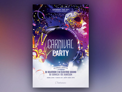 Carnival Party Flyer