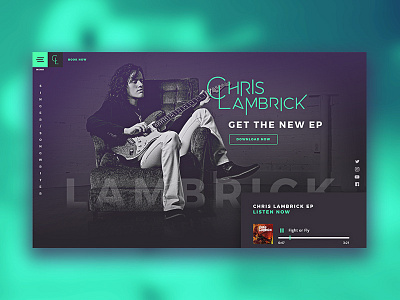 Musician Landing Page