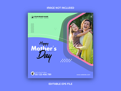 Happy Mother's Day Instagram post design template banner ad banner design facebook ad facebook cover graphic design happy mother happy mothers happy mothers day instagram post maa day mom mom day mother instagram mothers day mum mummy day