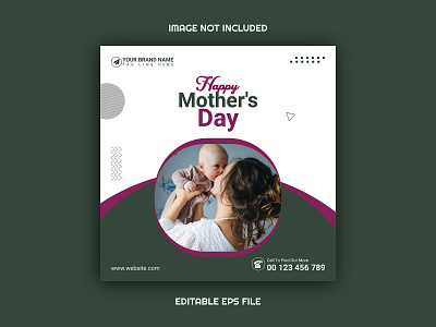 Happy Mother's Day Instagram post design template