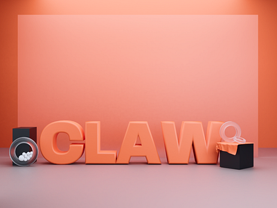 Claw Interactive 3d 3d design app claw claw design claw interactive claw studio clawinteractive design inspiration ios mobile app ui ux wstyle