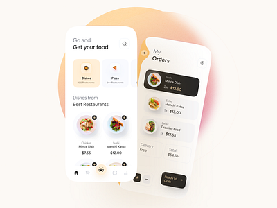 Claw Food - Food Delivery App app bold claw claw app claw design claw interactive claw studio delivery app design food food delivery grocery inspiration ios mobile app nfc typography ui ux wstyle