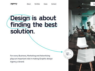 Design Agency - Header Exploration by Wahab ™ for Resimpl - UI/UX ...