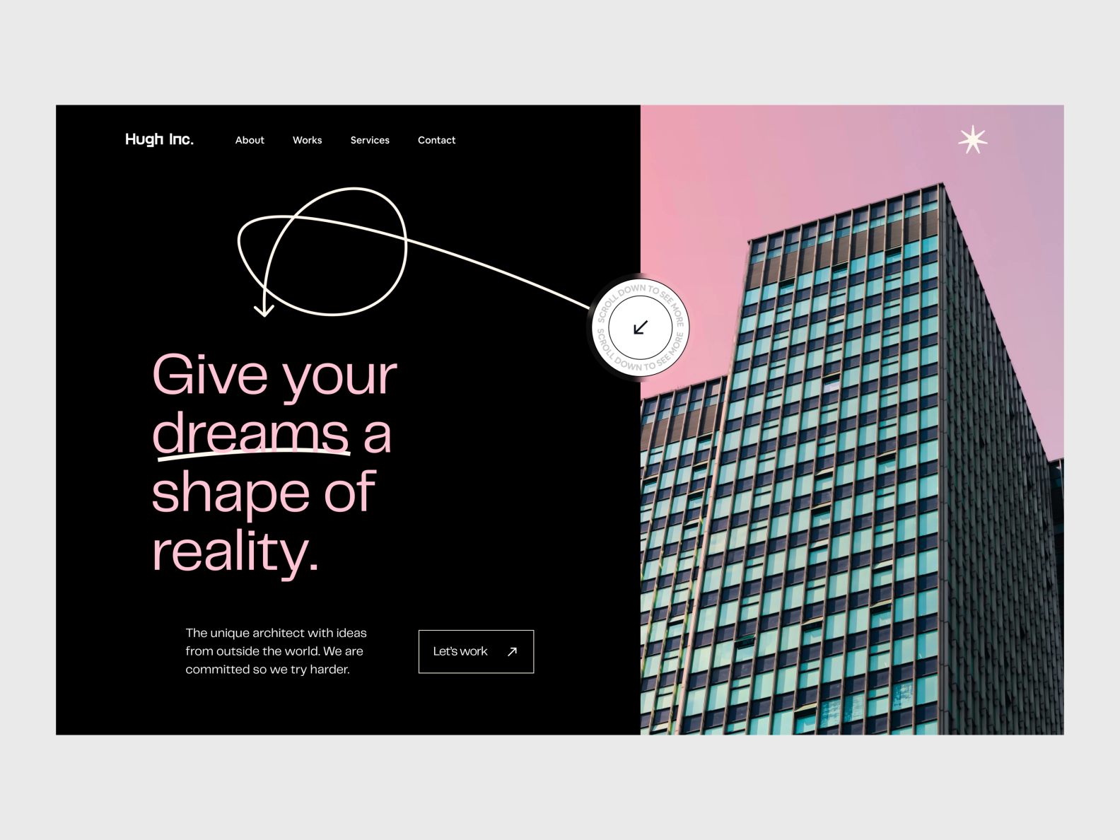 Architecture Website Header Exploration by Wahab for Resimpl - UI/UX ...