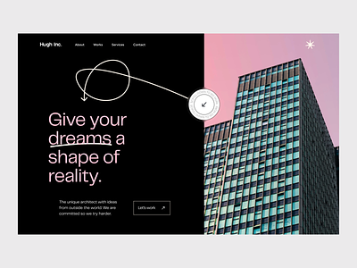 Architecture Website Header Exploration