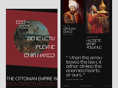 Ottoman History 2 animation claw design claw interactive design header inspiration landing page typography ui ux website websites wstyle