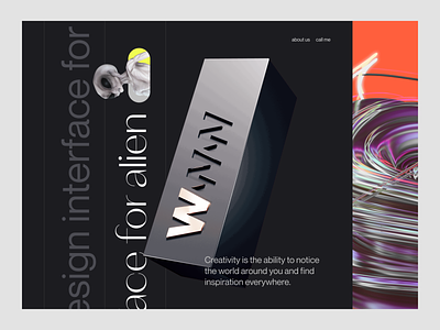 👽 We design for alien 3d app branding design illustration inspiration logo mobile app ui ux wstyle