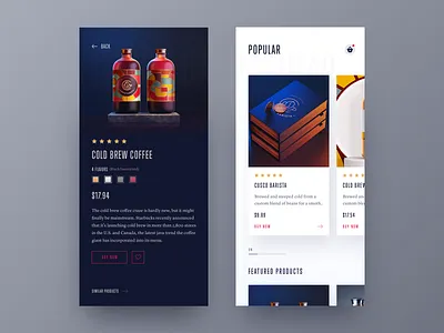 Product Page | Version - 2 animation app bold bold font branding card card design design flat hiwow inspiration ios logo mobile app product branding product card typography ui ux whb