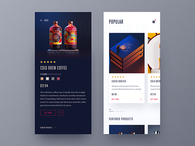 Product Page | Version - 2 animation app bold bold font branding card card design design flat hiwow inspiration ios logo mobile app product branding product card typography ui ux whb