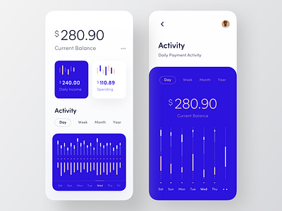 Finance App - Part 1 app banking bold font design finance finance app finance business flat inspiration ios marketing mobile app orizon ui ux wallet app wstyle