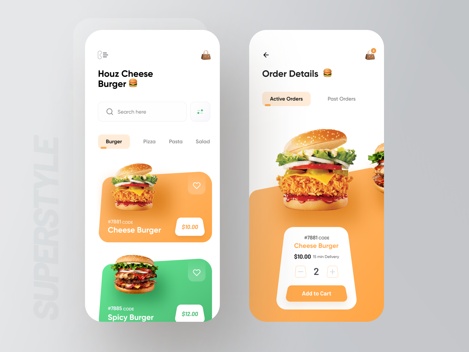 SuperStyle : Food Delivery App 🍔 by Wahab on Dribbble