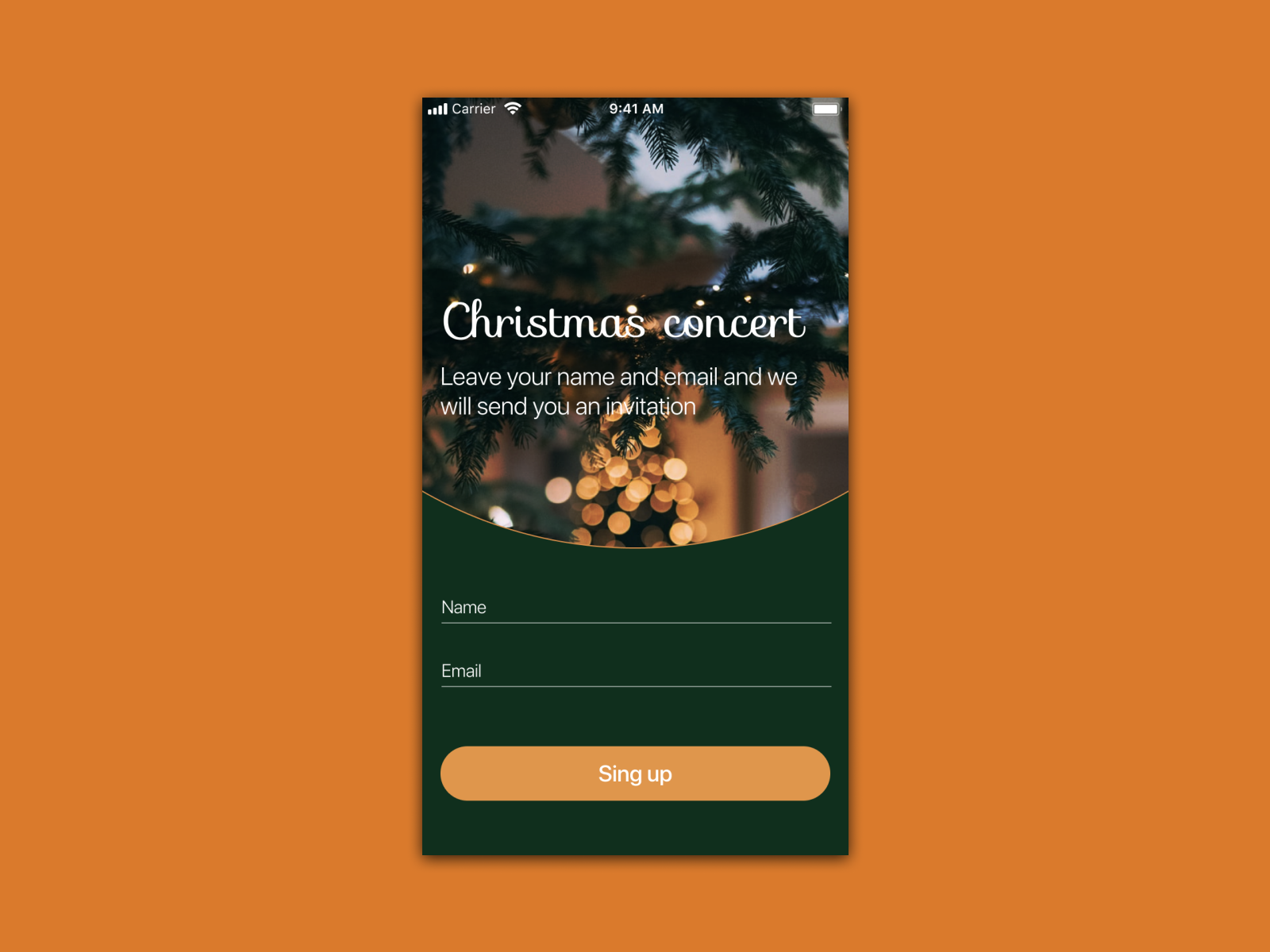 Christmas concert by Mariya on Dribbble