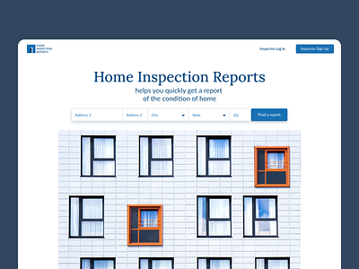 Home Inspection Reports - Website branding design figma figmadesign light logo uidesign uiux ux design uxdesign web web design website