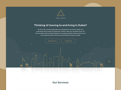 The Circle Dubai - Landing Page