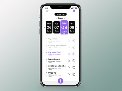 To-Do List App Ui app ios to do list ui ui ux uidesign uiuxdesign