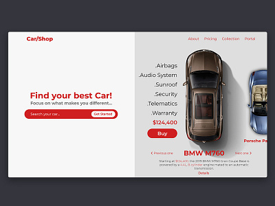 Car Purchasing Web Design UI/UX bmw car web design cars design dribbble eccommerce landing page ui ux uidesign web web template website