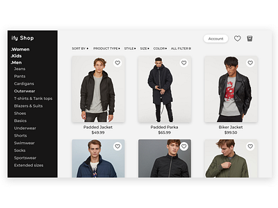 Online Shopping E-commerce website clothes design dribbble ecommerce website landing page online store shop shop design shopify shopify theme shopping typography ui ui ux uidesign uiuxdesign web