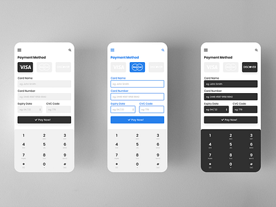 Payment Method (Credit Card Checkout) app credit card credit card checkout dailyui design dribbble ios iphone mobileapps payment app payment form payment gateway payment method ui ui ux uidesign uiuxdesign ux