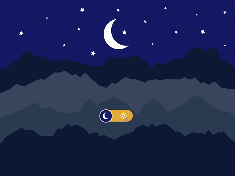 On/Off Switch Button with "Moon/Sun" animation button animation button design dailyui design dribbble icon illustration on off on off switch transition ui ui ux uidesign uiuxdesign ux vector web