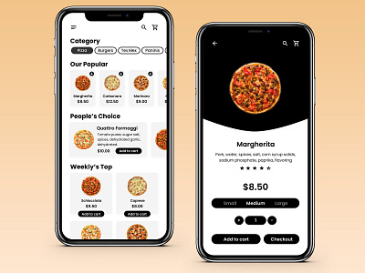 Restaurant/Food App app burger dailyui design dribbble food food app ios iphone mobileapps order ordering pizza restaurant restaurant app ui ui ux uidesign uiuxdesign ux