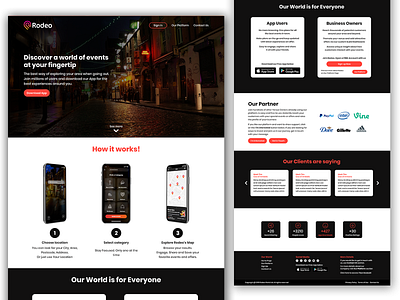 Event/Location Landing Page 2