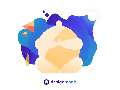 Designmonk branding design icon illustration logo typography vector