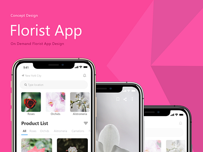 Concept UI/UX Design for Florist App