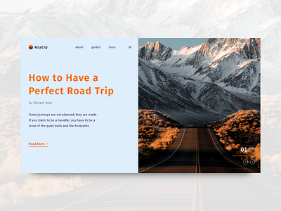 Concept Design For Travel Management Company Website