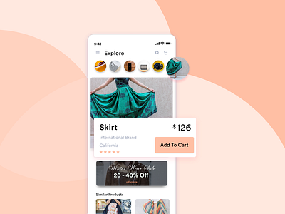 Concept UI/UX Design for E-Commerce App