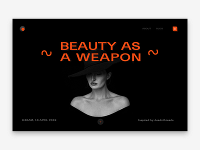 UI/UX Design for Beauty Blog Website