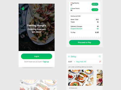 Food Delivery App Design & Development For Our Client clean design designer interface landing page layout minimal minimalistic page typography ui uidesign uiwebdesign userinterface ux web web design webdesign webpage website