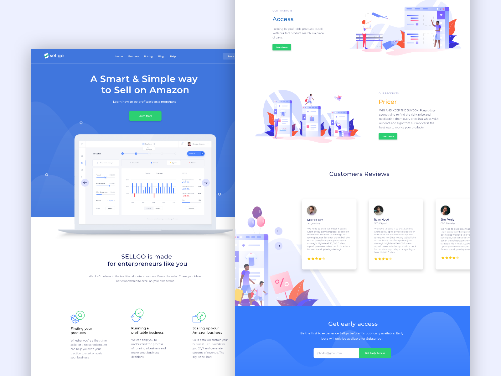 Complete Website UI/UX Design Concept by Sunweb on Dribbble