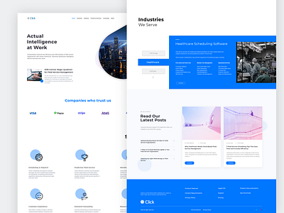 Concept Redesign For Industry Website